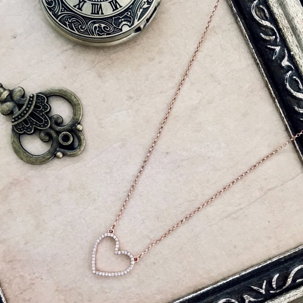 KATE SPADE • Yours Truly Open Heart Necklace - Picture 3 of 4